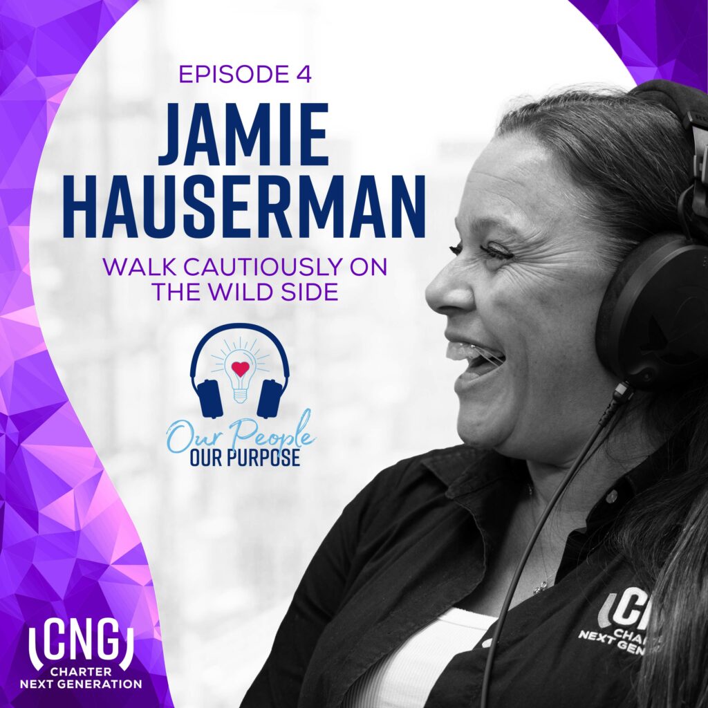 Jamie hauserman walks saturday morning on the wild side.